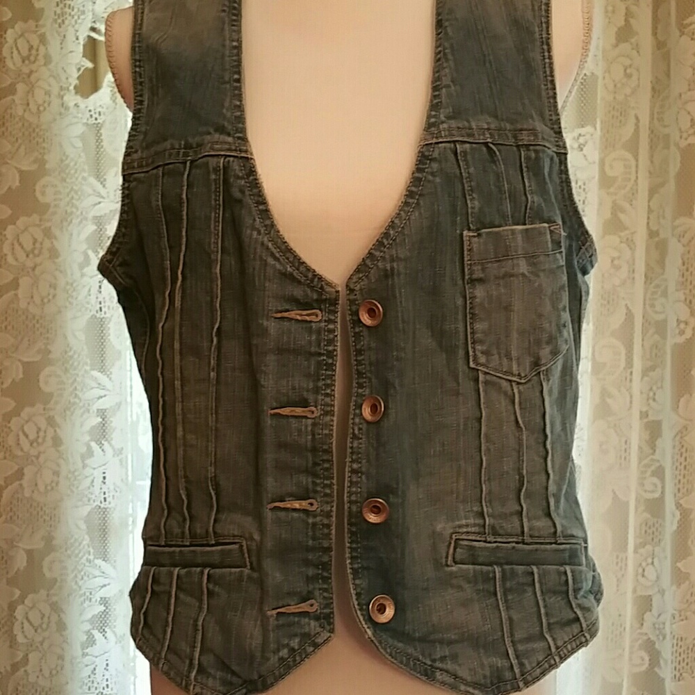 Denim Vest size L Denim Laboratory